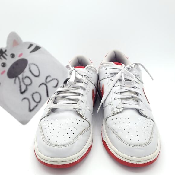 Nike Dunk Low Varsity Red White FJ0832-011 Men\'s Size 11 main image 8